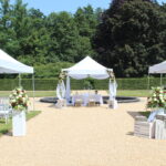 Hochzeit im Schloss Schieder mit kds events: Dekorationsverleih, Bewirtung und Catering, Trauung, freie Trauung