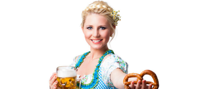 Oktoberfestkarte in den See Terrassen am Nordufer Schieder See